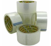 Ksp partners ltd e-commerce Clear Packaging Packing Tape for Parcels and Boxes 48mm x 66m, 72 Rolls