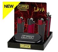 Ksp partners ltd e-commerce CLIPPER METAL FLINT LIGHTER LAVA PATTERN Refillable Lighter DESIGN LIGHTER WITH FREE TIN BOX (PACK OF 1 LIGHTER)