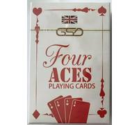 Ksp partners ltd e-commerce Playing Cards Poker Size Decks of Professional Plastic Coated (RED)