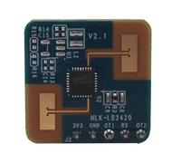 Ksrnsne 1 Piece 24G MmWave LD2420 Human Presence Radar Sensor Motion Detection Module Human Presence Radar Sensor