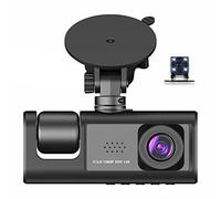 Ksrnsne 1 Set 3 Camera Dash Cam 1080P 2 Inch Screen Dashcam Black Driver Recorder for Taxi CAR DVR Rear Camera Universal