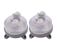 Ksrnsne 2X Air Differential Pressure Switch 20-200Pa Adjustable Micro- Pressure Air Switch