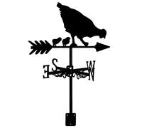 Ksrnsne Chicken and Chicks Weather Vane - Chicken Weather Vane - Direction Indicator Wind Decorative for Outdoor Farm