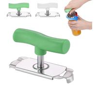 Kssvzz 2 Pack Jar Openers for Arthritis Hands, Stainless Steel Bottle Openers, Effortless Jar Opener for Weak Hands, Lid Opener Anti Injury for 3-9.5cm