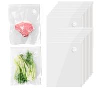 Kssvzz 20Pcs Vacuum Sealer Bags for Storage, Meal Prep or Sous Vide (Large Size)