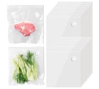 Kssvzz 20Pcs Vacuum Sealer Bags for Storage, Meal Prep or Sous Vide (Standard Size)