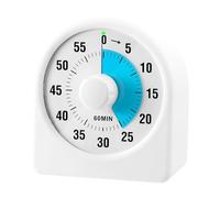 Kssvzz 60 Minute Visual Timer for Kids, Countdown Timer Clock Adhd, Pomodoro Clock Desk with Magnetic Back and Protective Case,Time Management Tool for Home, School, Kitchen, Office