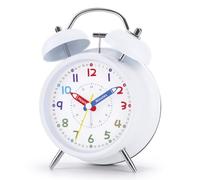 Kssvzz Learning Clock for Kids, Extra Loud Alarm Clock For Heavy Sleepers