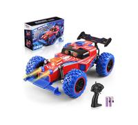 Kssvzz Spider Remote Control Cars, 2.4GHz RC Monster Truck for Kids with LED Light, 15KM/H+ All Terrain 1:18 RC Toy for Boys Girls 3 4 5 6 7 8 9 10 11 12 Birthday Xmas Gifts Present Toys