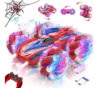 Kssvzz Spider Remote Control Cars, 360° Rotation RC Car with Cool Lights & Mussic for Kids 3 4 6 5 7 8+, 2.4Ghz Monster Truck for Boys Girls Birthday Gifts Xmas Present Toys Age 3-10 4-6 5-7