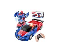 Kssvzz Spider Transform Remote Control Cars for Kids - 2.4GHz RC Police Car for 3 4 5 6 7 8 Year Old Boys, 1:18 Robot Toy Car with One-Key Transformation & 360° Rotation(NEW)