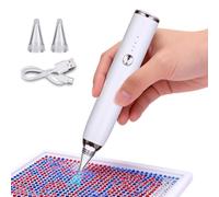 Kssvzz Wireless Electric Diamond Art Painting Pen, Vacuum Diamond Pen No Wax Needed, 3 Adjustable Suction Level, Diamond Art Accessories Tools for Adults