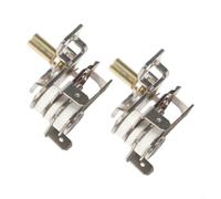 KST-168 2pcs Bimetal Temperature Switch Rated AC 250V 16A with Fixed 90C Trip Point for Electric Heaters Toasters Rice Cookers and Irons