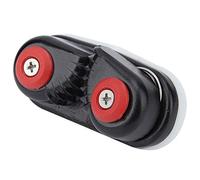 KSTE Black Aluminum Alloy Rope Buckle Holder Anchor Cam Cleat Compatible with Kayak Yacht Boat Accessory