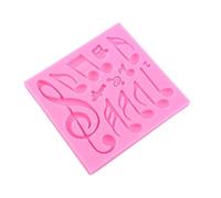 KSTE Cookie Mold, Silicone Mold Chocolate, Multi Music Note Lace Silicone Mold, Mould Fondant Mat, Cake Decorating Tool