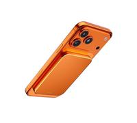 kstime Magnetic Power Bank, 5000mAh, 8mm, Ultra-Thin Titanium Design, PD20W, Wireless Portable Charger with USB-C Input and Output, Compatible with iPhone 17/16/15/14/13/12 Series, Orange