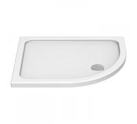 KStone Offset Quadrant Shower Tray 1000mm x 800mm Left Handed White Please Select Size: 1000x800mm, Handing: Left Handed