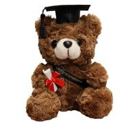 KSVFTB 18cm graduation bear, Graduation Commemorative Gift for Her, Thoughtful graduation gifts Present for Graduation Party & Celebration Activities graduation teddy