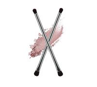 Ksvsonrvi Eyeshadow Brushes, 2 PCS Double-ended Cosmetic Makeup Brush Tool Good at Flawless Blending, Contouring or Defining