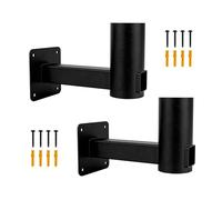 KSWLOR Slip Fitter Adapter, 90 Degree Wall Mount Bracket, 2 3/8 inch L-Shape Bracket, Transform The Slip Fitter into Arm Mounting ,Tenon Adaptor for Outdoor Flood Lights,Shoebox Light Fixture（2pcs）