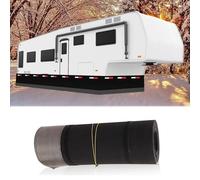 ksxnkhk 2.6ft High Easy Installation RV Skirting, Wheel Skirtings with Bottom Stainless Steel Camper Skirting for Convenient Storage Rv Cover Garden Outdoor Yard 49ft/15m