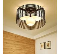 ksxnkhk 3 lights Ceiling Lamp Duplex Building Large Chandelier Villa Stair Pendant Light Minimalist Staircase Chandelier Glass Balls Pendant Light E27 cap
