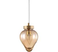 ksxnkhk Ceiling Pendant Light, Modern Thickened Glass Chandelier, Stained Teardrop Shape Glass Pendant Light,Contemporary Dining Room