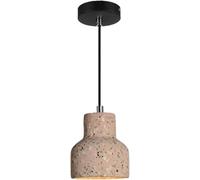 ksxnkhk Cement Small Pendant Light Terrazzo Shade MI-NI Chandelier E27 1-Light Industrial Hanging Light,Chandelier
