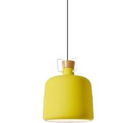 ksxnkhk Chandelier Chandelier, Nordic Minimalist Style Creative Color Metal Pendant Lamp, Ceiling Light, Restaurant Study Room Decorat Hanging Adjustable Height(White,26cm) Yellow 36cm