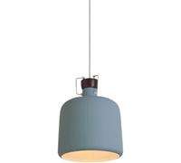 ksxnkhk Chandelier Chandelier, Nordic Minimalist Style Creative Color Metal Pendant Lamp, Ceiling Light, Restaurant Study Room Decorat Hanging Adjustable Height(White,26cm) Blue 36cm