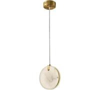 ksxnkhk Chandelier Gold Pendant Lighting for Kitchen Island, Modern 7W Marble Hanging Pendant Light Fixture, Rustic Farmhouse Chandelier for Kitchen Island Dining Room Bedroom Entryway Ha