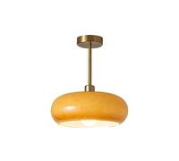 ksxnkhk Chandelier light, Mid-Century V-intage Drum Ceiling Light Brass Glass Semi Flush Mount Ceiling Lamp Ceiling Lighting Fixture for Living Room Bedroom Dining Room Kitchen Hallway Ent