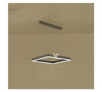 ksxnkhk Chandelier, Modern Chandeliers Modern Square Led Pendant Light Living Room Chandelier Modern Simple Creative Butterfly Luxury Master Bedroom Room Dining Room Lamp(Black Trumpet 50C