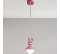 ksxnkhk Chandelier, Modern Cute Child Pendant Light with Handblown Glass Shade,Kids Metal Chandelier Lighting 1-Light Adjustable Hanging Ceiling Light Fixture for Kitchen Island Kids Room