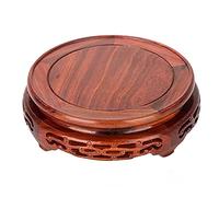 ksxnkhk Chinese Classical Bonsai Rack for Fish Tank, Odd Stone, Gourd, Gold Cicada, Handicrafts, Stable Display Stand Tradeshows, Home Decoration (Size : NO.5 Inner Diameter 22.5cm/8.5in)