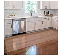 ksxnkhk Clear Floor Carpet Area Rugs Hardwood Transparent Protector Mat Rug, 1mm Thick Skid-Resistant Vinyl Plastic Runner Chair Desk (Color :, Size 110x400cm/42.9x156