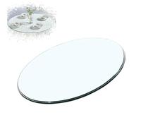 ksxnkhk Clear Tempered Glass Table Top Round Replacement 22 26 30 35 36 39 40in Tabletop 1/4" Thick Top(95cm(37in))