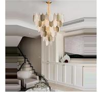 ksxnkhk Crystal Chandeliers Postmodern Simple Atmosphere Home Decoration Luxury Hanging Lamps High-End Glass Leaf Lamp,Chandeliers