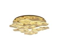 ksxnkhk Duplex Chandelier Luxury Art Leaf Villa Living Room Lamp Designer Project Staircase Chandelier,for Kitchen Island