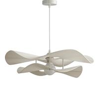 ksxnkhk French Cream Pendant Light Nordic Minimalist Straw Hat Chandeliers Ceiling Light 3-Color Dimmable Fabric Light Fixture Modern Hanging Lamp for Dining Kitchen Island Lighting 60CM/2