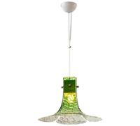 ksxnkhk Green Clover Aqua Glass Hanging Lamp Bedroom Dining Room Living Room Study Aisle Decorative Pendant Lightled LEDE27 Source Chandelier Modern Simple Home Lighting Fixtures Indoor Ad
