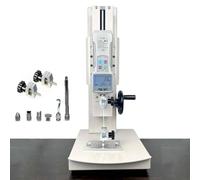 ksxnkhk Hand Crank Vertical Tensile Test Bench, 10-2000N Digital Tester, Manual Force Gauge Stand, 270mm Stroke, Bidirectional Mounting, Output Function, Compression Tension Testing 2000N-standard