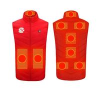ksxnkhk Heated Vests for Women Unisex Warming Coats Lightweight USB Electric Jacket with 9 Heating Zones