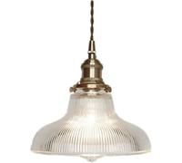 ksxnkhk Japanese Style Retro Brass Glass Pendant Light Amen Courtyard Chandelier Lampshade Single Head Hanging Lamp for Bedroom, Bedside, Corridor, Bar, Coffee Shop