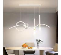 ksxnkhk Led Ceiling Lamps Modern Home Chandelier Suitable for Living Room Dining Room Candlestick Simple Lighting,Pendant Lighting Ceiling(Changeable,White 110cm)