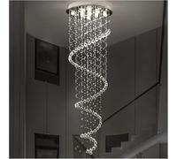 ksxnkhk LED Chandeliers, Modern K9 Large LED Spiral Living Room Crystal Chandeliers Lighting Fixture Compatible with Staircase Stair Lamp Showcase Bedroom Hall,Chandelier