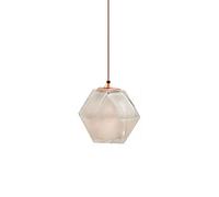 ksxnkhk Led Lights PE27 Creative Fashion Modern Chandelier Glass Chandelier Mid Century Light Fixture Adjustable Suspended Ceiling Light(20 * 22cm),Hanging Light(White)