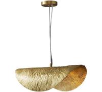 ksxnkhk Living Room Light Fixture, Industrial Pendant Light Brass Leaf Pendant Light Chinese Copper Chandelier - Rustic Farmhouse Hanging Lamp,Hallway