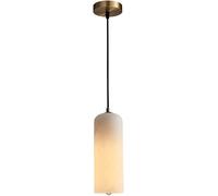 ksxnkhk - Marble Lampshade White Elegant Chandeliers Industrial V-intage Home Pendant Light - Fashion Single E14 Base Fixtures Personalized Small Hanging Light, Pendant Light