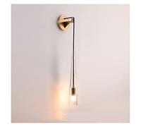 ksxnkhk Modern Chandelier, Wall lamp Crystal Wall Lamp Bedroom Bedside Lamp Small Chandelier - Personality Garden Villa Country Room Wall Lamp Pendant(E-l7.5 H68cm,Dia20cm H60cm)